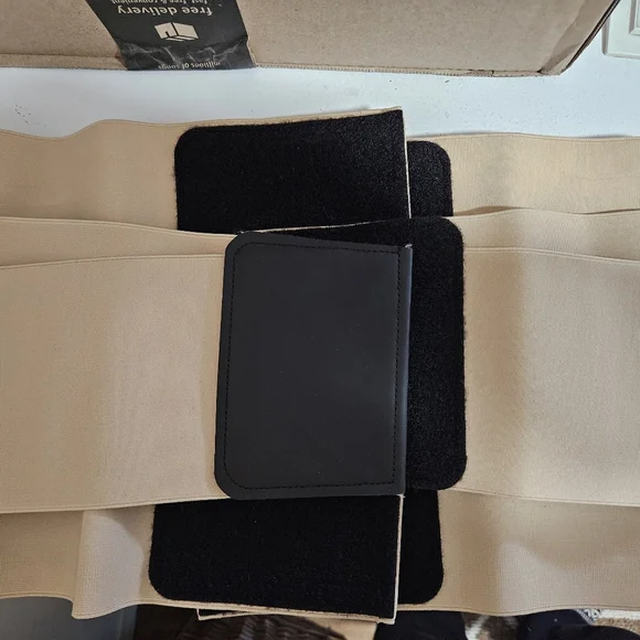 Women's Beige and Black Waist Trainer Shapewear - Picture 3 of 5